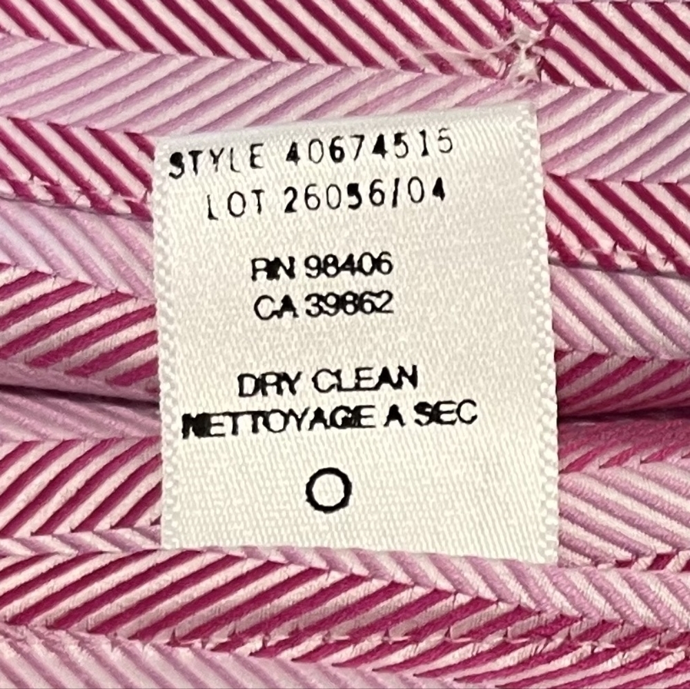 Theory 5 Button Front Herringbone Weave "Ivy" Blouse in Size Petite. NWT - Picture 16 of 16
